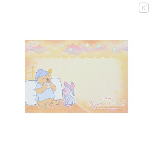 Japan Disney A6 Notepad - Piglet & Pooh : Dreamy - 5