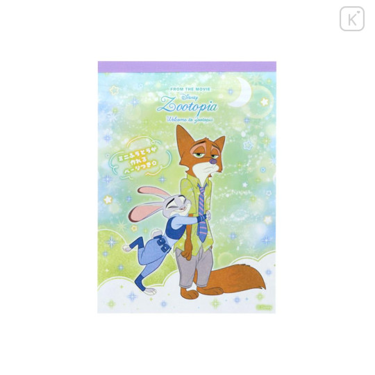 Japan Disney A6 Notepad - Zootopia : Dreamy - 1