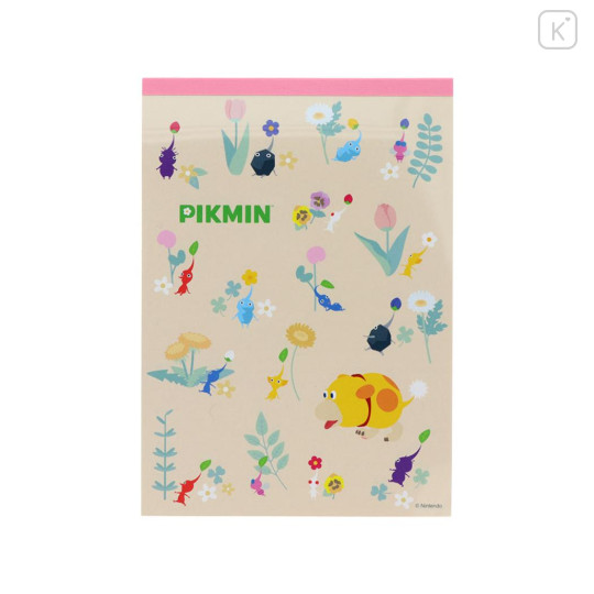 Japan Pikmin A6 Notepad - Beige - 1