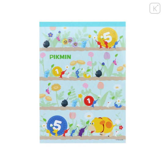 Japan Pikmin A6 Notepad - Blue - 1