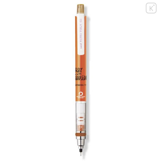 Japan Kirby Kuru Toga Mechanical Pencil - Waddle Dee : Play With Brown - 1