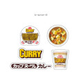 Japan Nissin Cup Noodles Die-cut Flake Seal Sticker Pack - Curry Flavor - 2