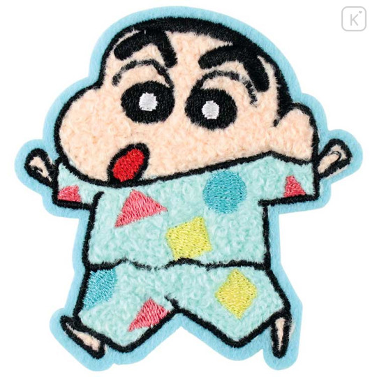 Japan Crayon Shin-chan Versatile Iron-On and Sticker Patch - Shinnosuke Nohara : Pajama - 1