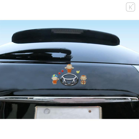 Japan Curious George Emblem Deco Sticker - Car - 4