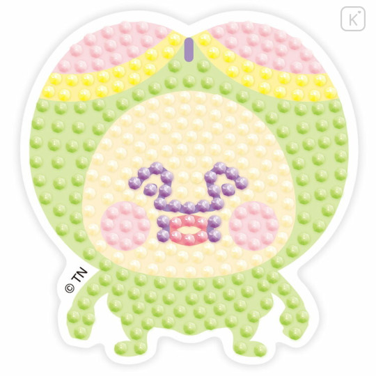 Japan Kobitos DIY Rhinestone Art Sticker Set - Plum Blossom Sumo Mono Uchi - 3