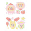 Japan Kobitos DIY Rhinestone Art Sticker Set - Peach Blossom Kakure Momojiri - 2