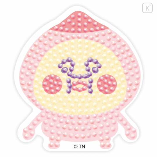 Japan Kobitos DIY Rhinestone Art Sticker Set - Peach Blossom Kakure Momojiri - 3