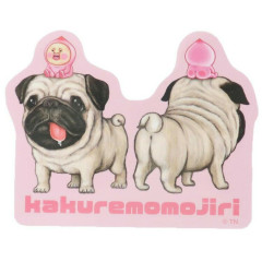 Japan Kobitos Vinyl Sticker - Kakure Momojiri & Garcia Pug
