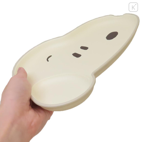 Japan Peanuts Melamine Plate - Snoopy : Beige Grey - 2