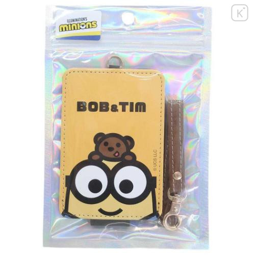 Japan Minions Pass Case Card Holder - Minions : Bob & Tim Yellow - 4