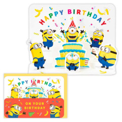 Japan Minions 3D Greeting Card - Minions : Happy Birthday Party