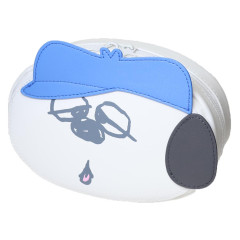 Japan Peanuts Mascot Cosmetic Pouch - Snoopy : Brother Olaf Face White