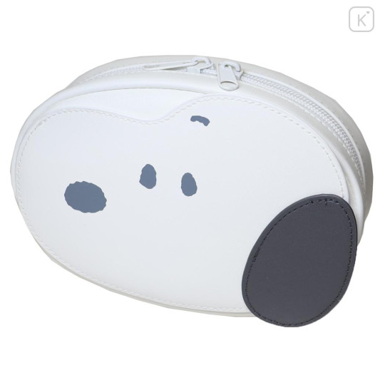 Japan Peanuts Mascot Cosmetic Pouch - Snoopy : Face White - 1