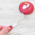 Japan Peanuts Measuring Tape - Snoopy & Woodstock : Red - 3