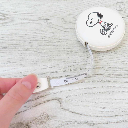 Japan Peanuts Measuring Tape - Snoopy : White - 3