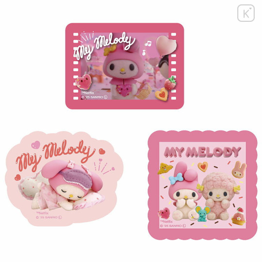 Japan Sanrio Clear Sticker Collection - My Melody & My Sweet Piano : Netflix - 1