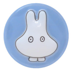 Japan Miffy Acrylic Badge - Miffy : Ghost Blue