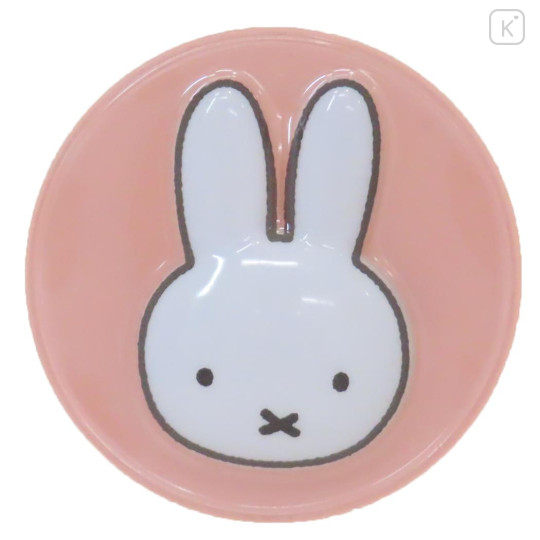 Japan Miffy Acrylic Badge - Miffy : Face Light Pink - 1