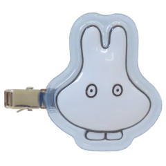 Japan Miffy Acrylic Hair Clip - Miffy : Ghost Blue