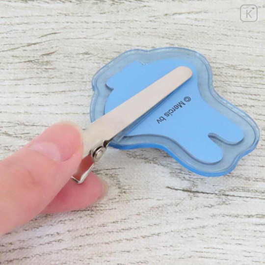 Japan Miffy Acrylic Hair Clip - Miffy : Ghost Blue - 3
