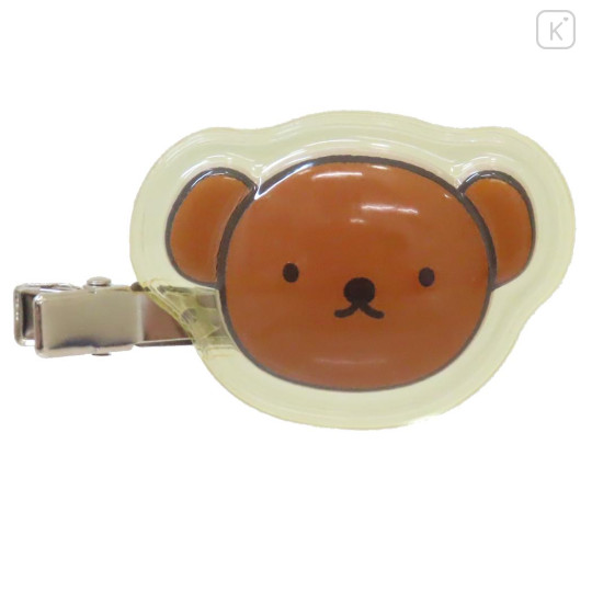 Japan Miffy Acrylic Hair Clip - Boris : Face - 1