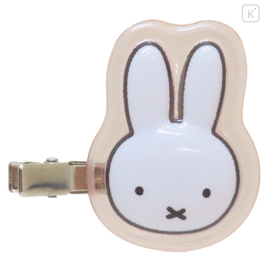 Japan Miffy Acrylic Hair Clip - Miffy : Face - 1