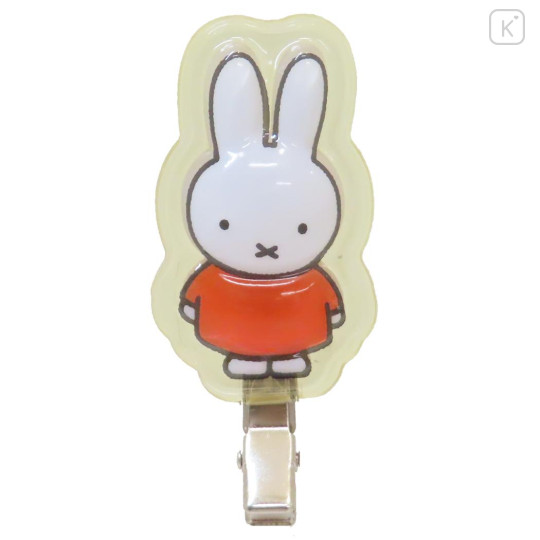 Japan Miffy Acrylic Hair Clip - Miffy : Orange Dress - 1