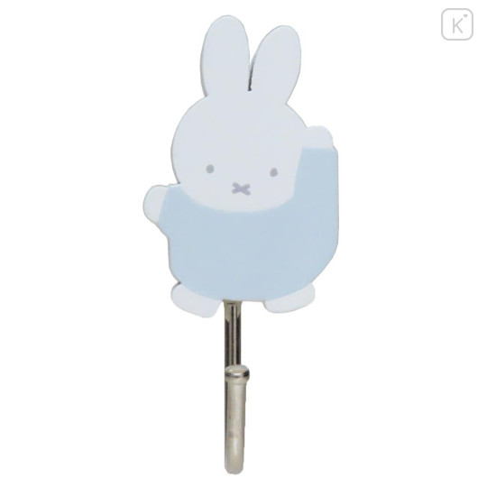 Japan Miffy Wooden Magnetic Hook - Miffy : Blue Dress - 1
