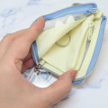 Japan Miffy Key & Pass Pouch - Miffy : Blue Dress Beige - 3