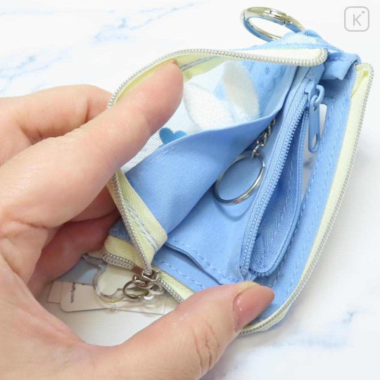 Japan Miffy Key & Pass Pouch - Miffy : Blue Dress - 3