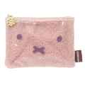 Japan Miffy Boa Face Cosmetic Pouch - Miffy : Cake Pink - 1