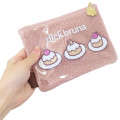 Japan Miffy Boa Face Cosmetic Pouch - Miffy : Cake Pink - 2