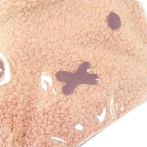 Japan Miffy Boa Face Cosmetic Pouch - Miffy : Cake Pink - 4