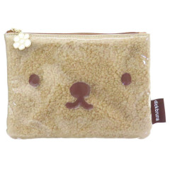 Japan Miffy Boa Face Cosmetic Pouch - Boris & Miffy : Face