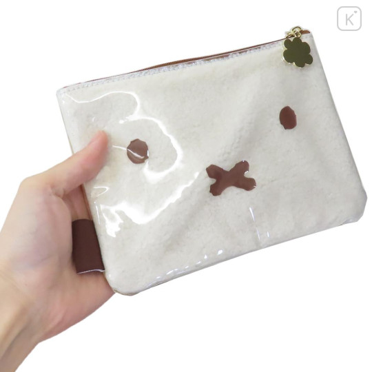 Japan Miffy Boa Face Cosmetic Pouch - Boris & Miffy : Face - 2