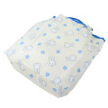 Japan Miffy Eco Shopping Bag - Miffy : Blue Flower White - 2
