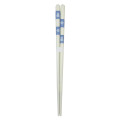 Japan Miffy Chopsticks 23cm - Miffy : Flower Blue White - 1