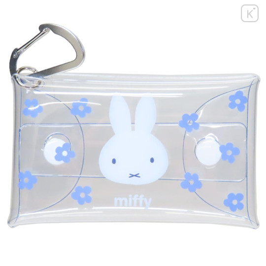 Japan Miffy Clear Multi Case - Miffy : Face Flower Blue - 1