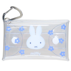 Japan Miffy Clear Multi Case - Miffy : Face Flower Blue