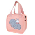 Japan Miffy Insulated Cooler Lunch Bag - Miffy : Animals Elephant Pink - 1