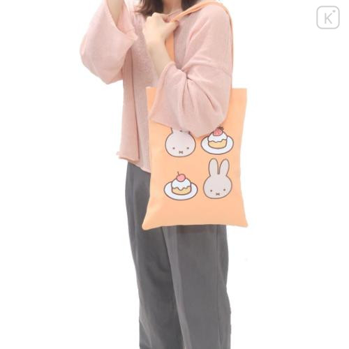 Japan Miffy Canvas Tote Bag - Miffy : Orange - 6