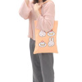 Japan Miffy Canvas Tote Bag - Miffy : Orange - 6