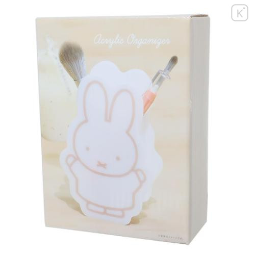 Japan Miffy Desk Organizer Accessory Acrylic Stand - Miffy : White - 4