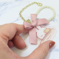 Japan Miffy Pearl Mascot Bag Charm Acrylic Keychain - Miffy : Dreamy Night Pink Ribbon - 2