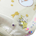 Japan Miffy Round Cosmetic Pouch - Miffy : Dreamy Night Beige Ribbon - 4