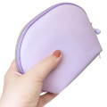 Japan Miffy Round Cosmetic Pouch - Miffy : Dreamy Night Purple Ribbon - 2