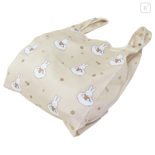 Japan Miffy Eco Shopping Bag - Miffy : Dreamy Night Beige - 2