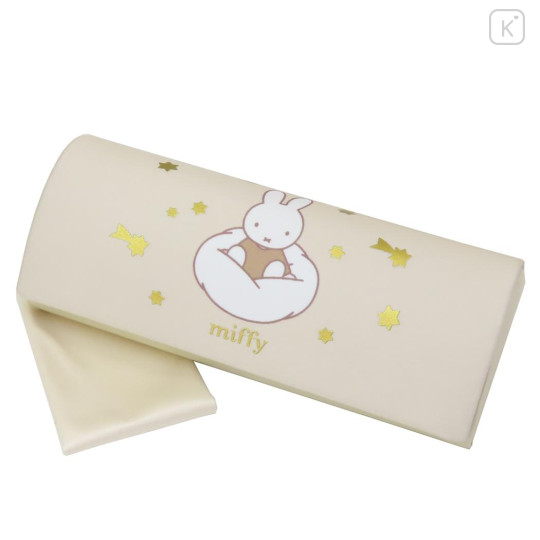 Japan Miffy Glasses Case - Miffy : Dreamy Night Beige Gold - 1