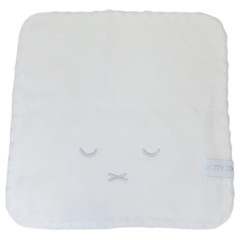 Japan Miffy Embroidered Mini Towel Handkerchief - Miffy : 70th Anniversary Face Relax