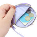 Japan Miffy Mini Pouch with Carabiner - Miffy : Dreamy Night Purple Ribbon - 3